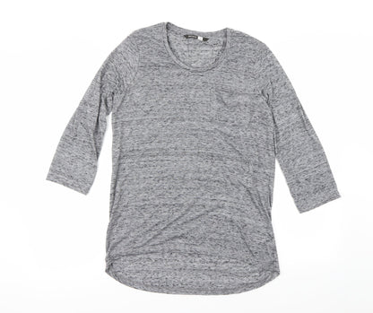 Womens UK Size 12 pep&co Grey Basic Blouse