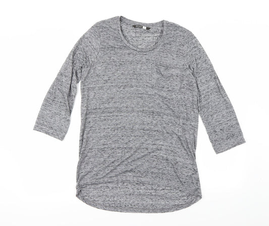 Womens UK Size 12 pep&co Grey Basic Blouse