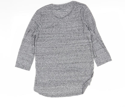 Womens UK Size 12 pep&co Grey Basic Blouse