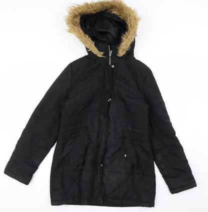 Avenue Womens Black   Jacket Coat Size 12