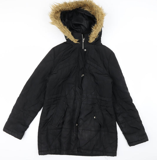 Avenue Womens Black   Jacket Coat Size 12