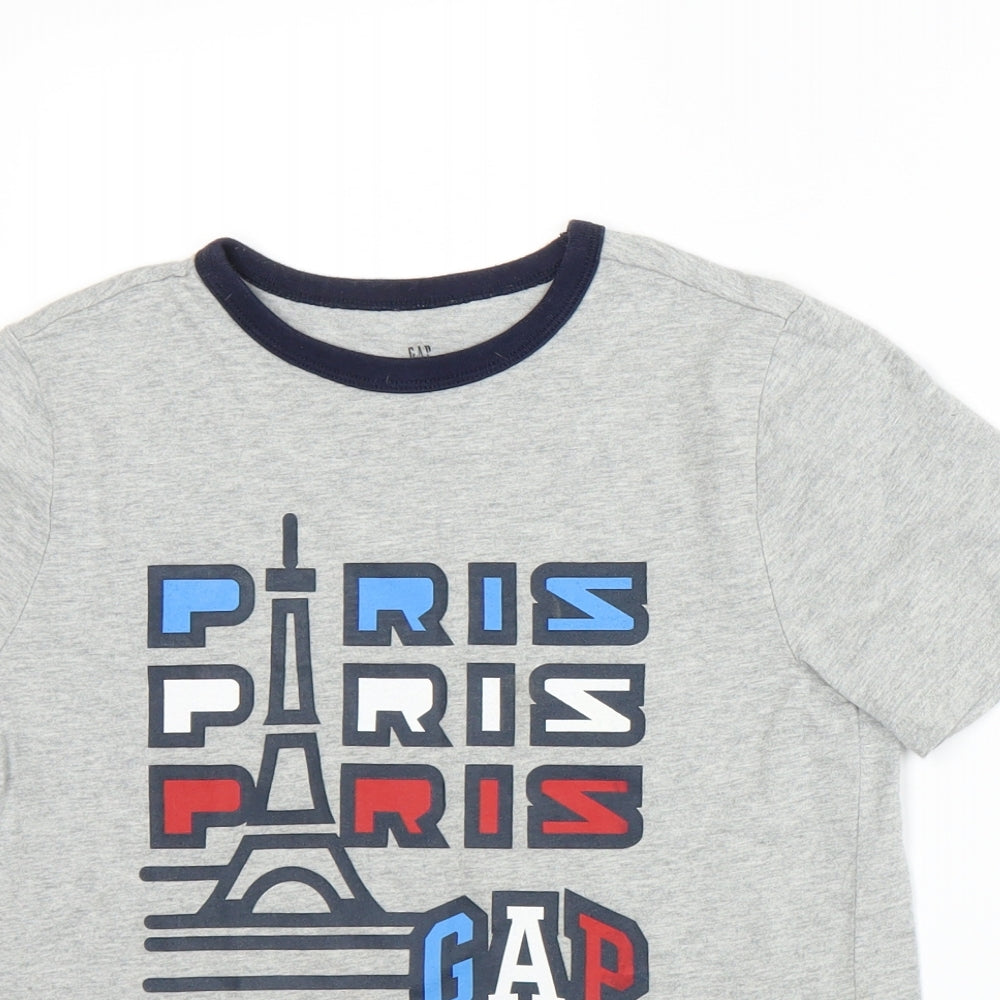 Gap Boys Grey   Basic T-Shirt Size M