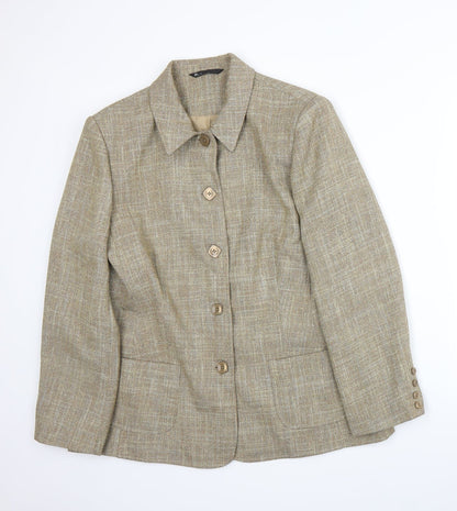 BHS Womens Beige   Jacket Suit Jacket Size 18