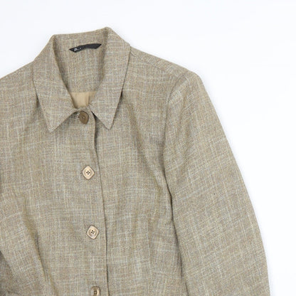 BHS Womens Beige   Jacket Suit Jacket Size 18