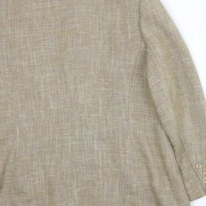 BHS Womens Beige   Jacket Suit Jacket Size 18
