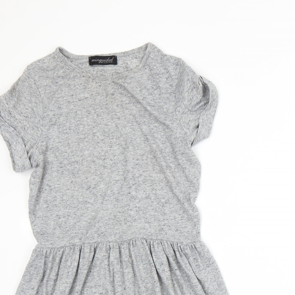 Missguided Womens Grey   A-Line  Size S