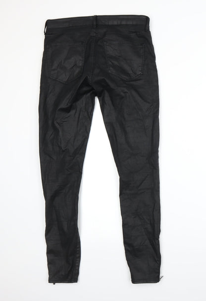 Topshop Womens Black   Skinny Jeans Size 8 L27 in