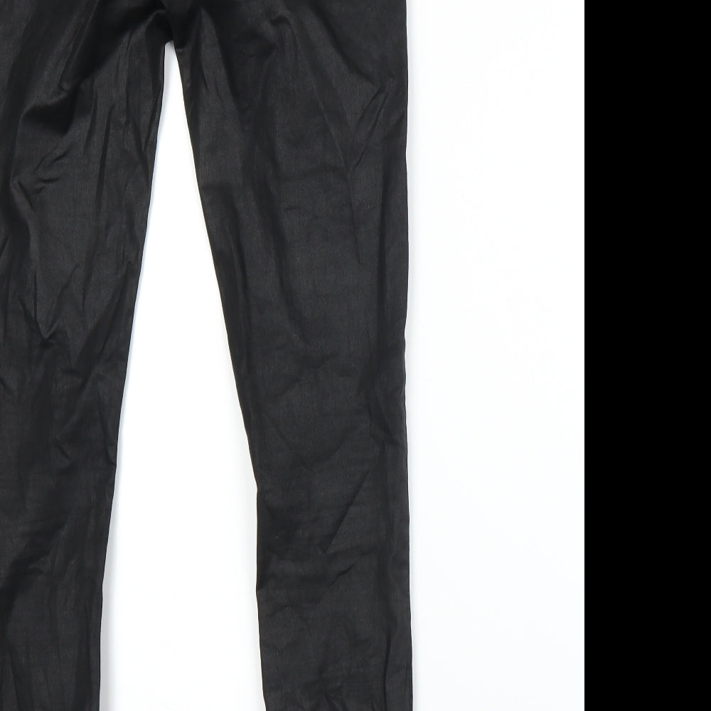 Topshop Womens Black   Skinny Jeans Size 8 L27 in