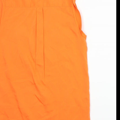 Womens UK Size 14 Buffalo Orange Basic Blouse