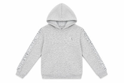 F&F Girls Grey   Pullover Hoodie Size 9-10 Years