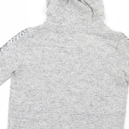 F&F Girls Grey   Pullover Hoodie Size 9-10 Years