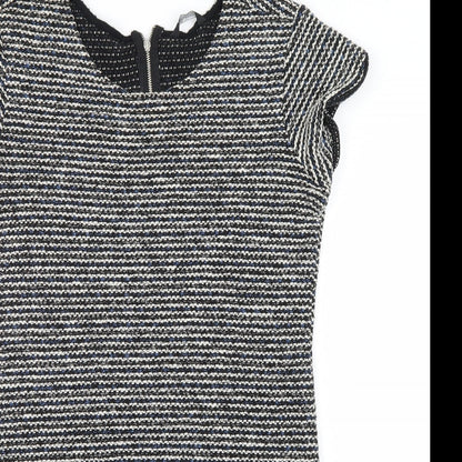 Select Womens Blue  Knit Shirt Dress  Size 12