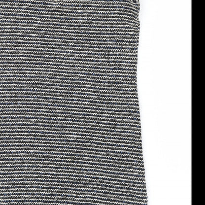 Select Womens Blue  Knit Shirt Dress  Size 12