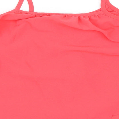 Tu  Girls Pink  Mesh Camisole Blouse Size 7 Years