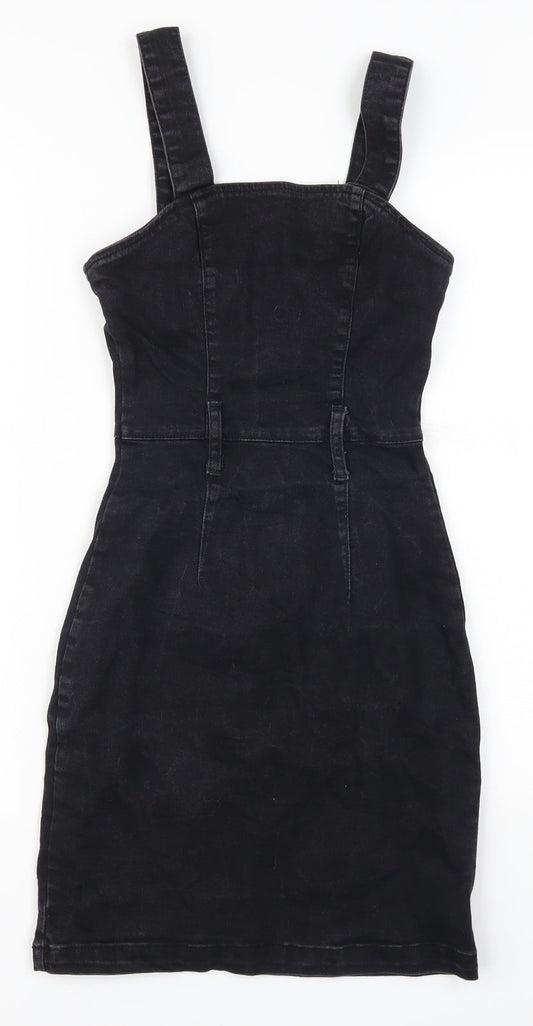 Denim Co Womens Black  Denim Mini  Size 4