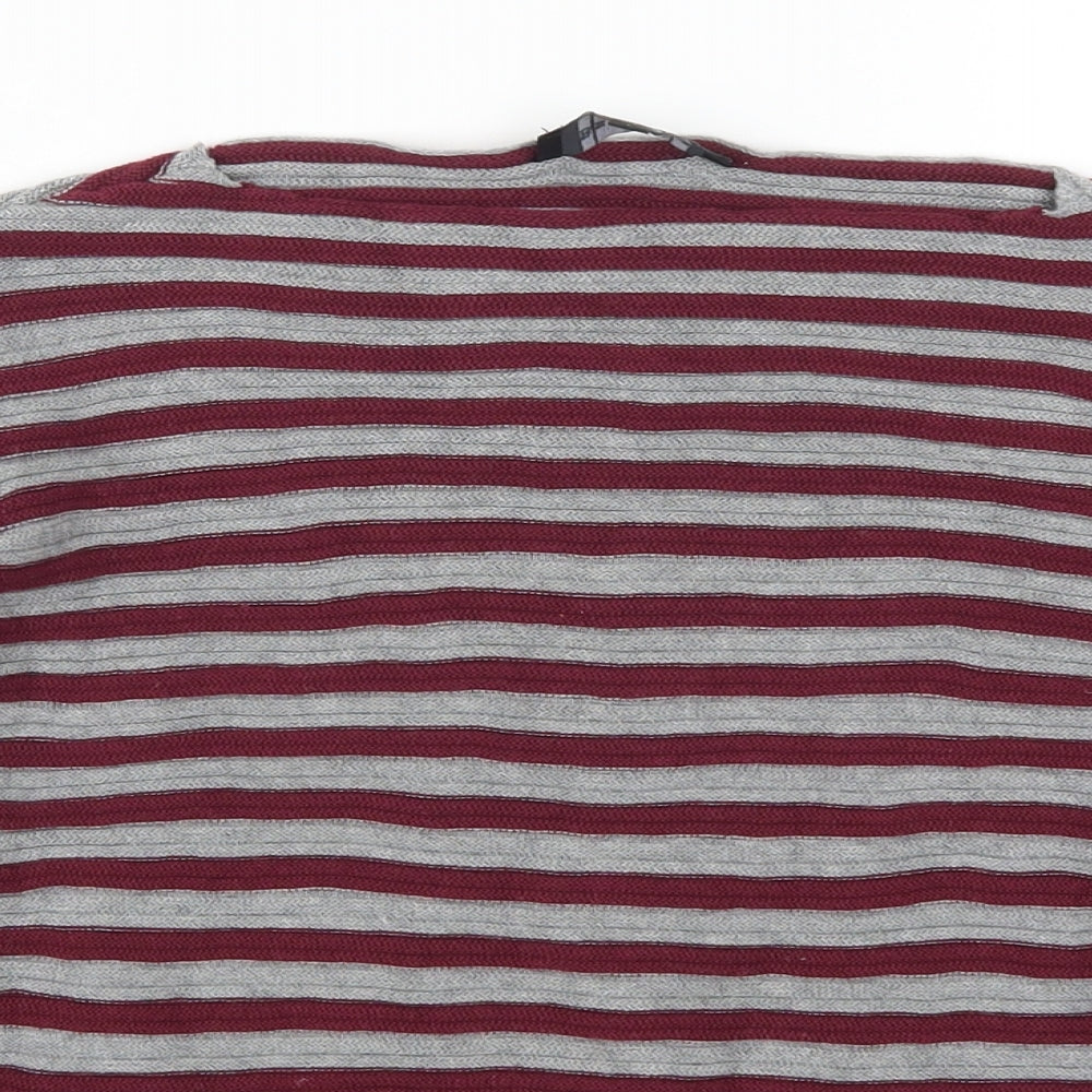 Bexleys Womens Red Striped  Pullover Jumper Size S