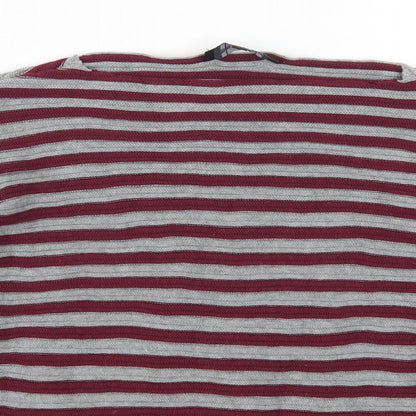 Bexleys Womens Red Striped  Pullover Jumper Size S