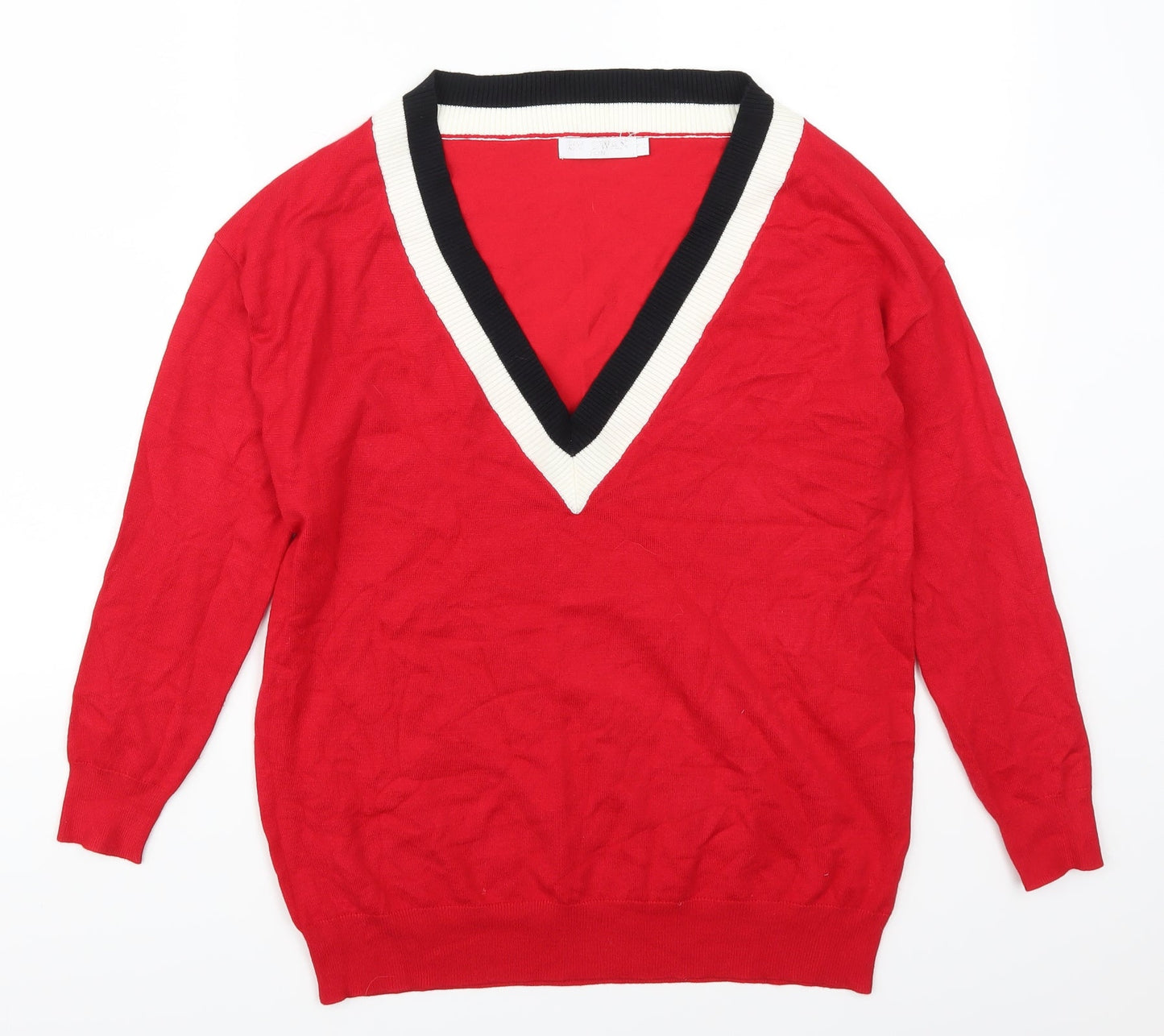 By Swan Womens Red   Pullover Jumper One Size