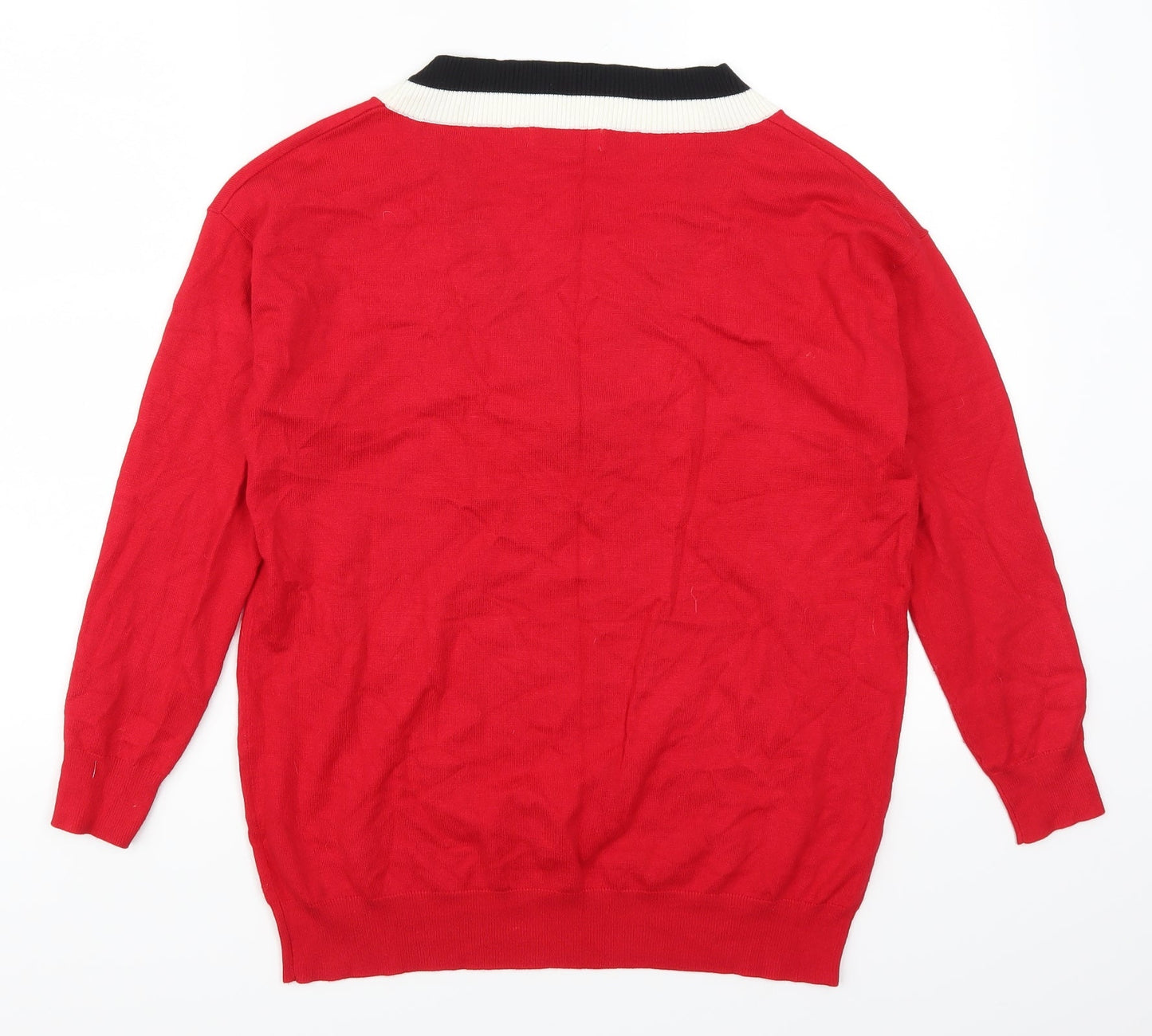 By Swan Womens Red   Pullover Jumper One Size