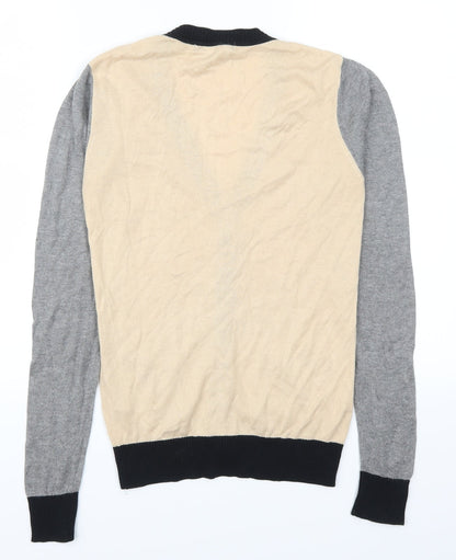 Atmosphere Womens Beige   Cardigan Jumper Size 8  - Colour Block