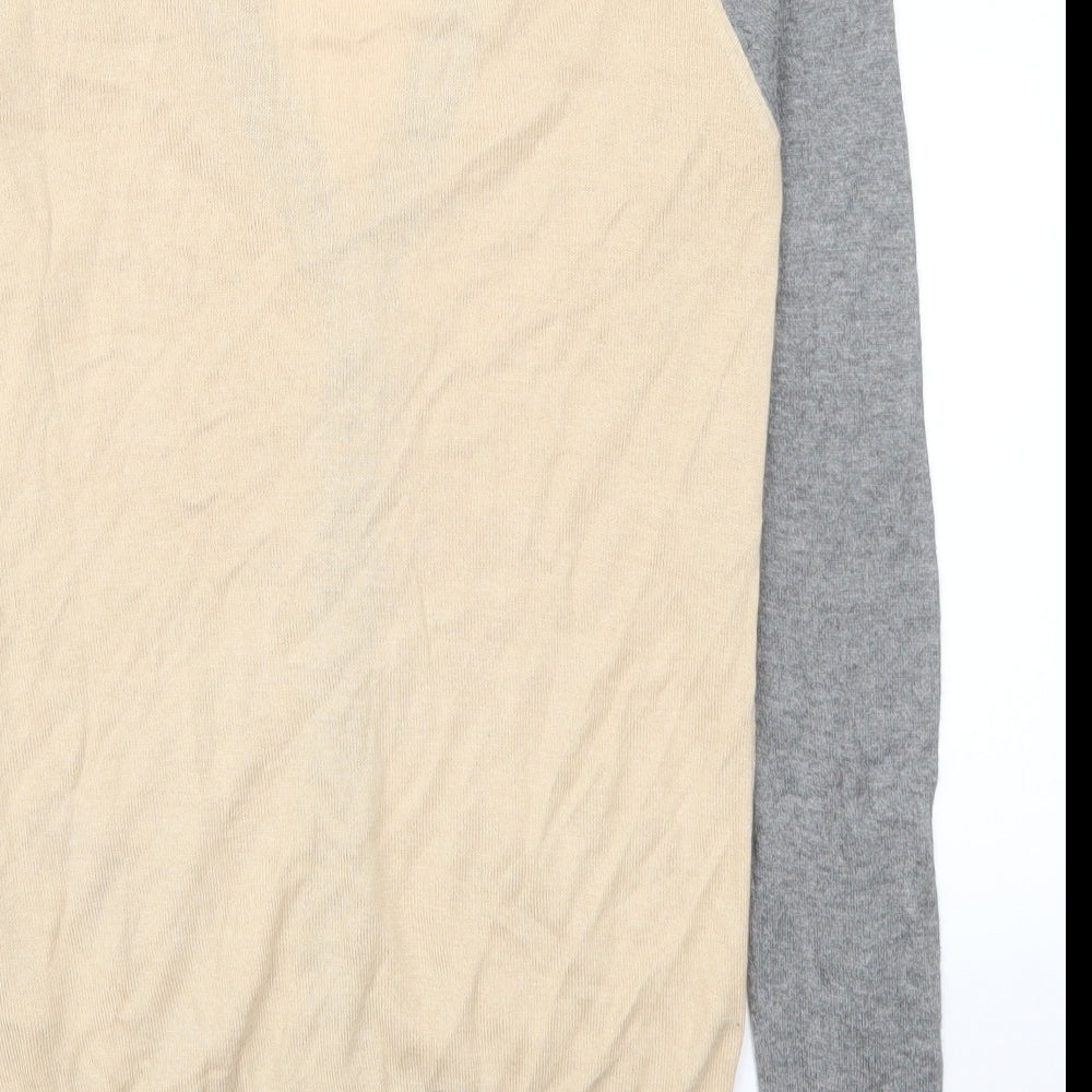 Atmosphere Womens Beige   Cardigan Jumper Size 8  - Colour Block