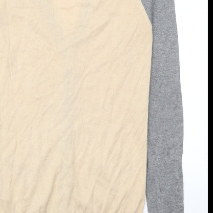 Atmosphere Womens Beige   Cardigan Jumper Size 8  - Colour Block