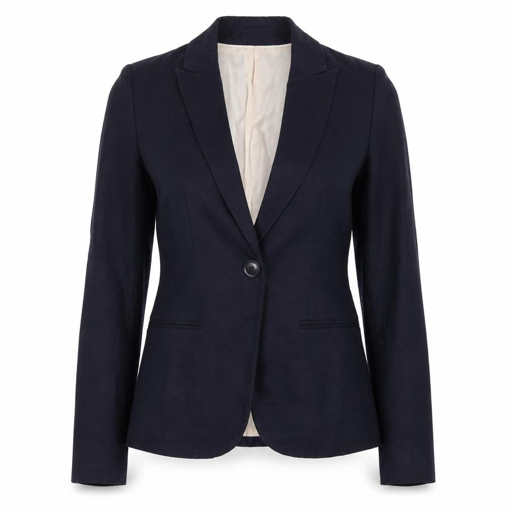 Womens UK Size 4 H&M Regular Blue Suit Jacket
