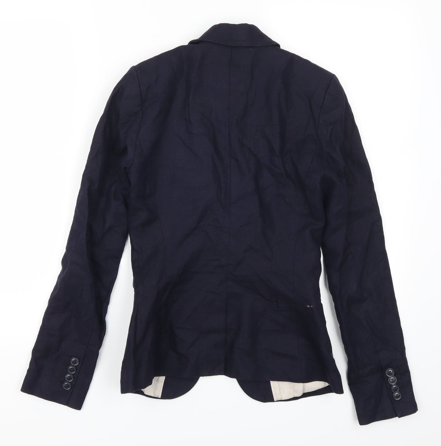 H&M Womens Blue   Jacket Suit Jacket Size 4