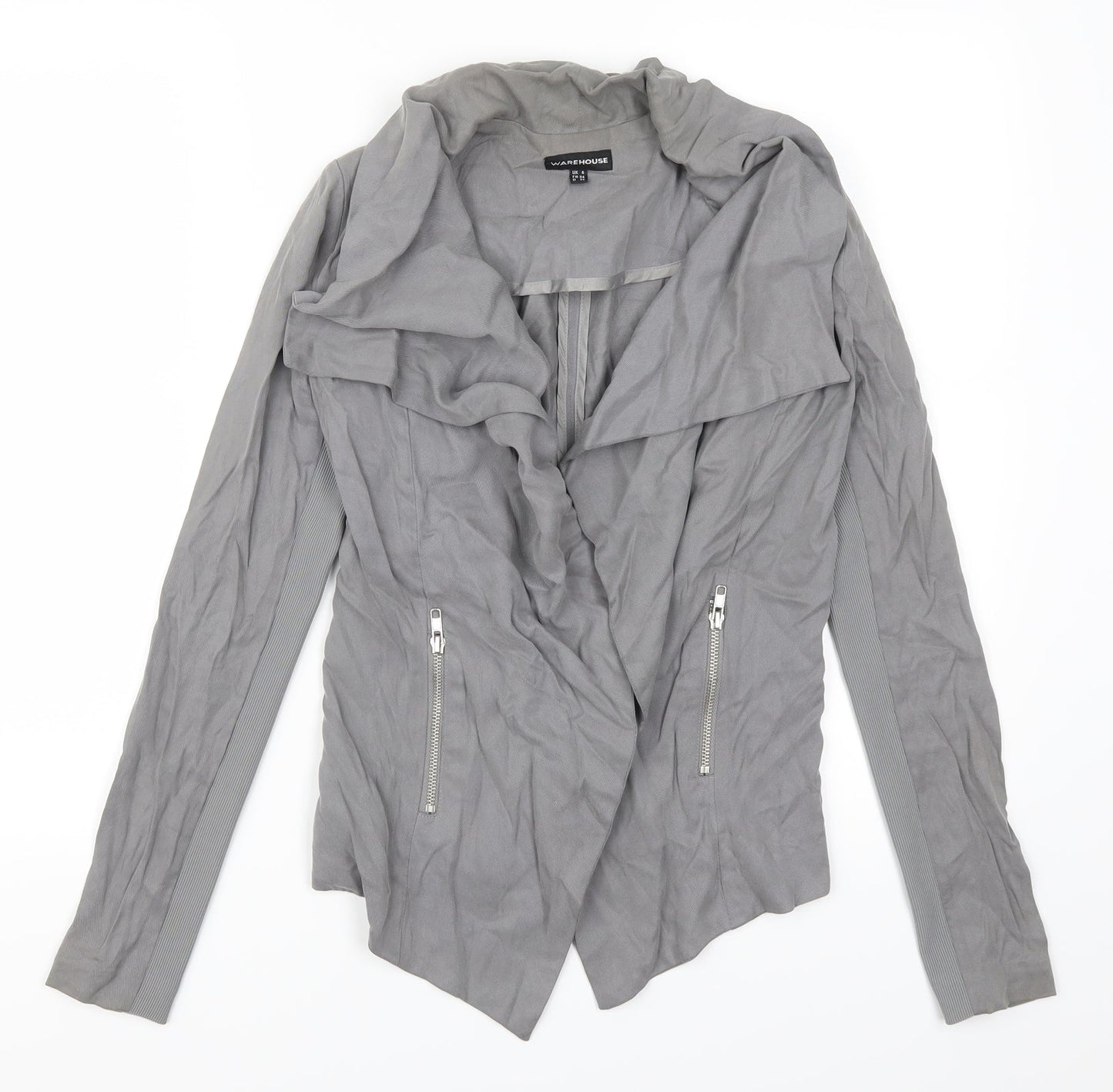Womens UK Size 6 Warehouse Grey Jacket