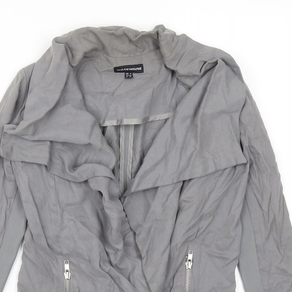 Womens UK Size 6 Warehouse Grey Jacket