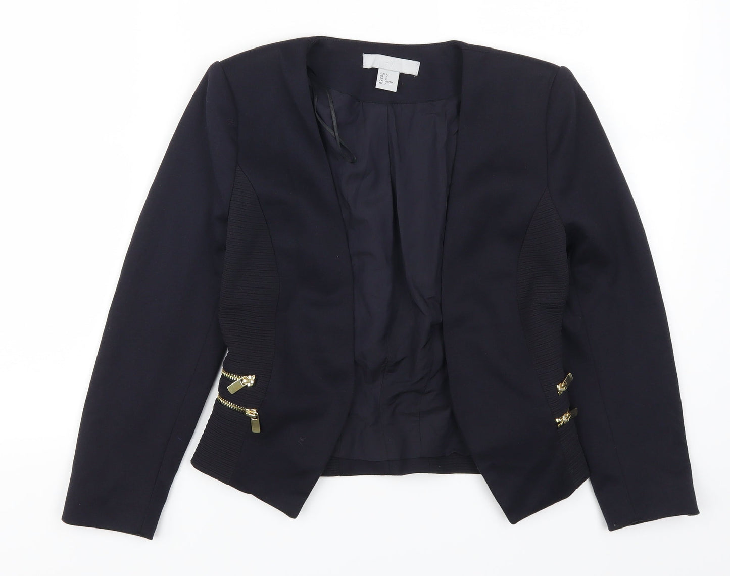 Womens UK Size 4 H&M Blue Jacket