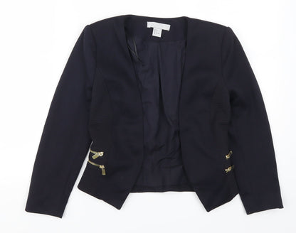 Womens UK Size 4 H&M Blue Jacket