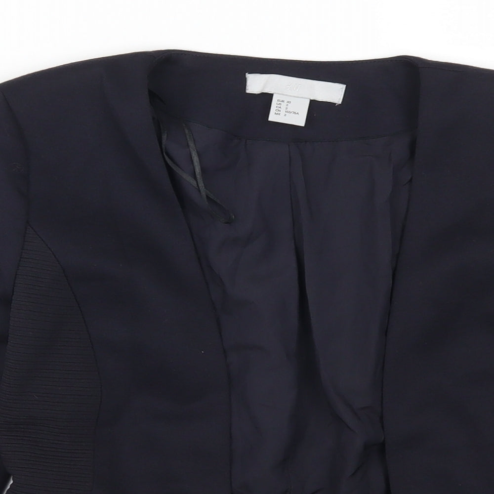 Womens UK Size 4 H&M Blue Jacket
