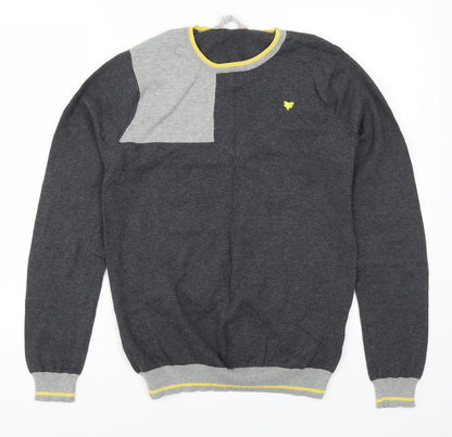 Fabric of Life Mens Grey   Pullover Jumper Size M