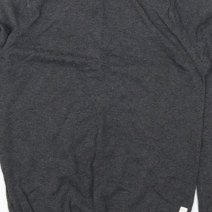 Fabric of Life Mens Grey   Pullover Jumper Size M