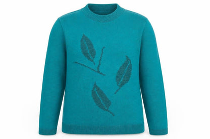 Classics Womens Blue   Pullover Jumper Size L  - Leaf