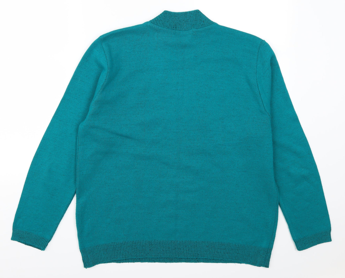 Classic Womens Blue   Pullover Jumper Size L  - Leaf