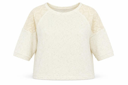 Next Womens Ivory Geometric  Pullover Jumper Size 16