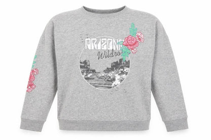 New Look Womens Grey Floral  Pullover Sweatshirt Size 12  - Arizona