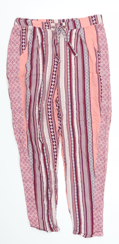 Womens UK Size 10 Atmosphere Regular Fit  Pink Trousers