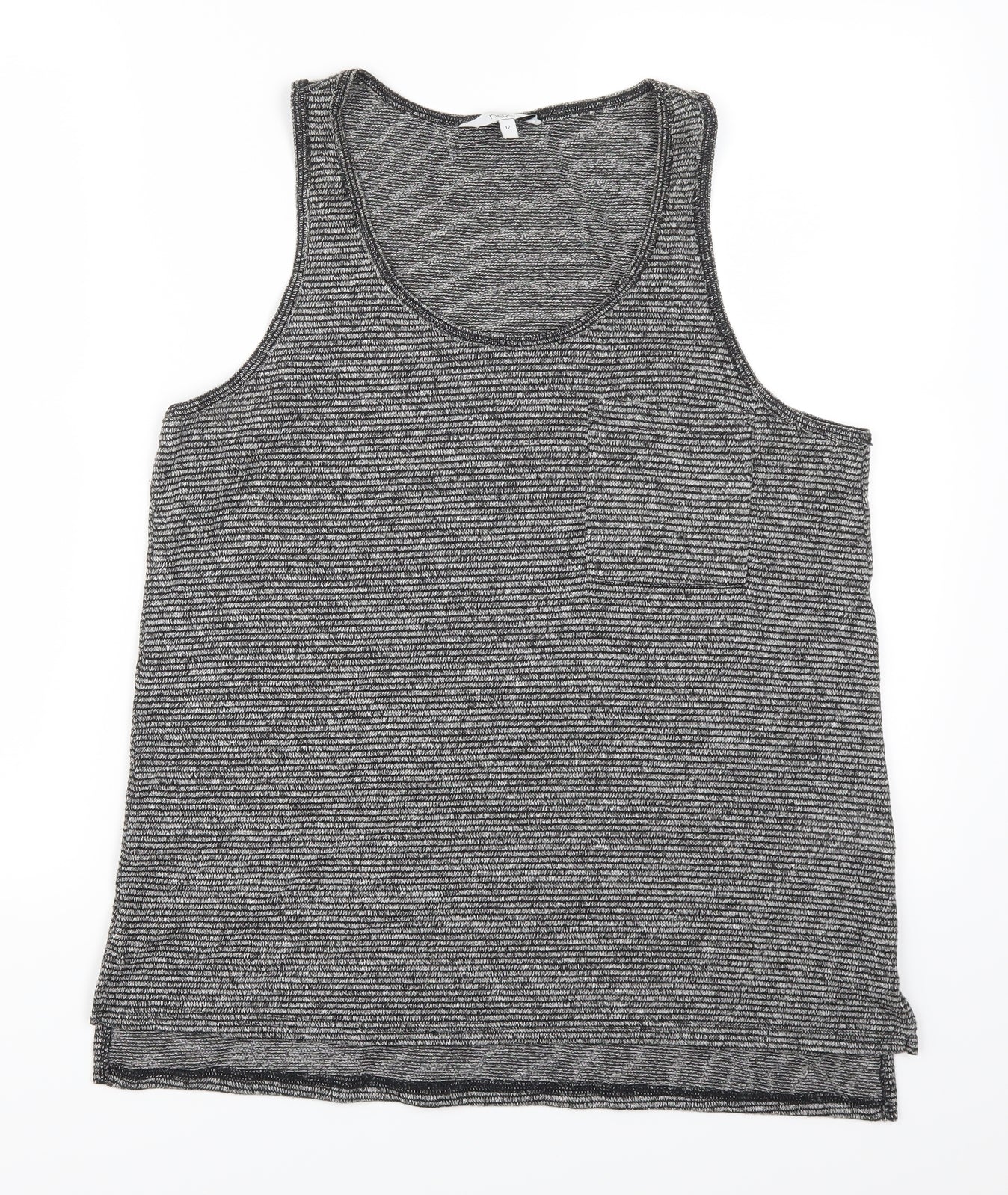 Womens UK Size 12 NEXT Grey Basic Tank