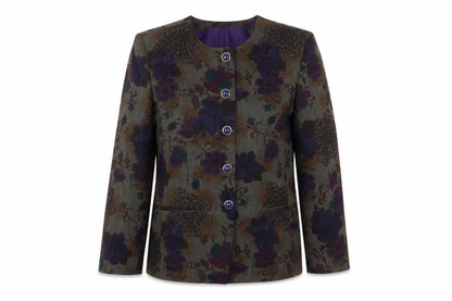 Womens UK Size 12 Kasper Purple Jacket