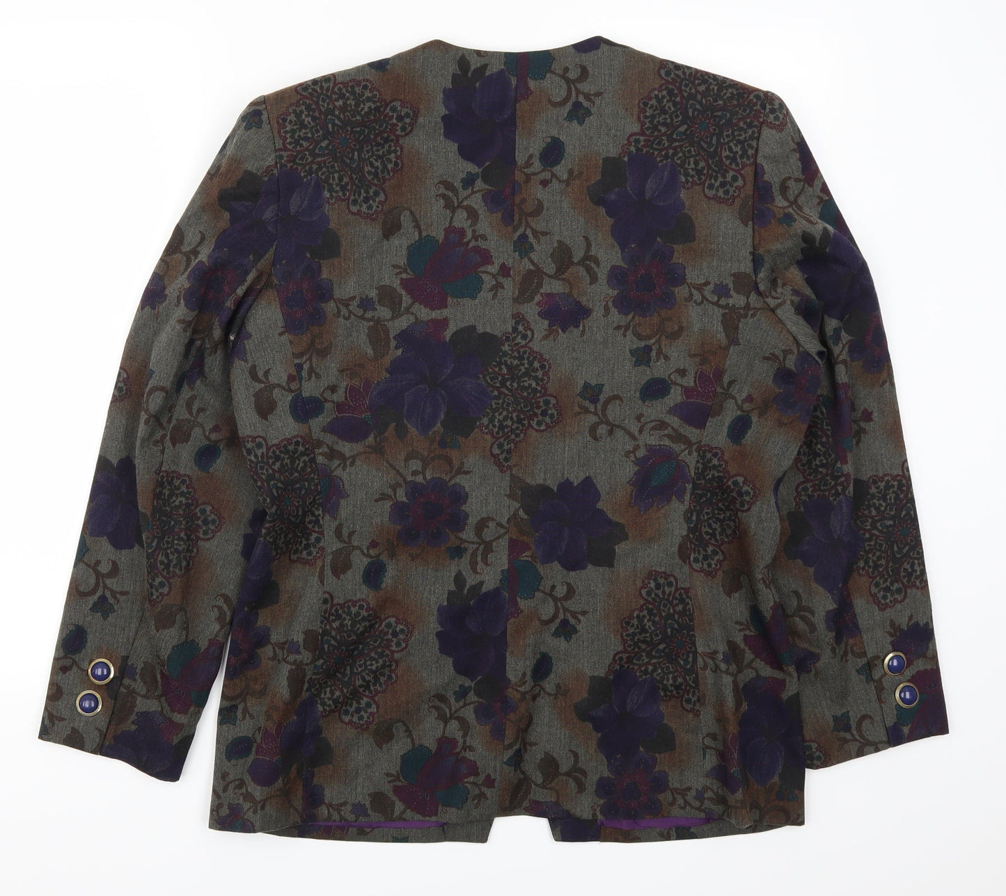 Womens UK Size 12 Kasper Purple Jacket