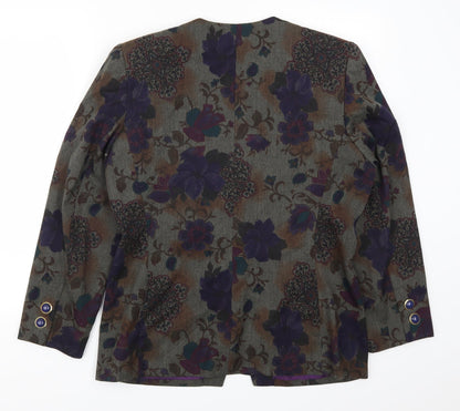 Womens UK Size 12 Kasper Purple Jacket