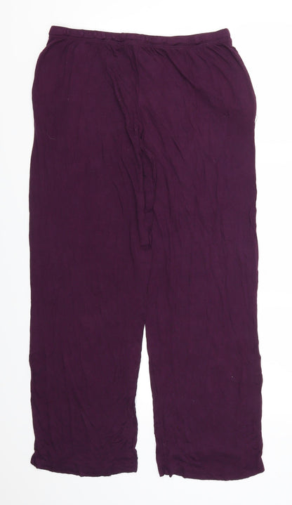 Midnight Womens Purple   Trousers  Size M L28 in - Loungewear