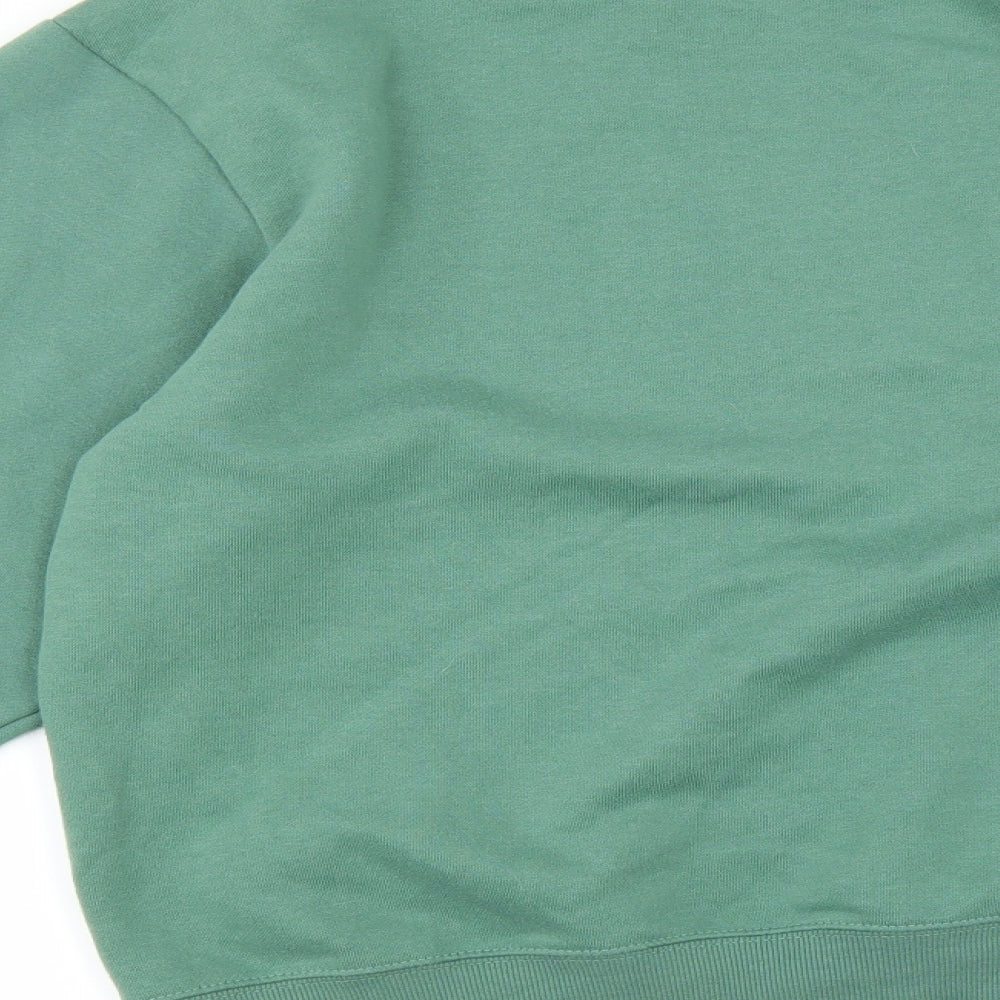 Womens Green   Pullover Sweatshirt