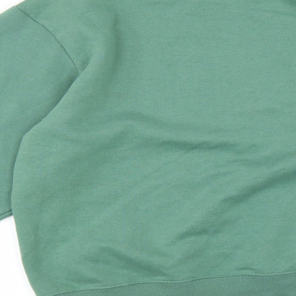 Womens Green   Pullover Sweatshirt
