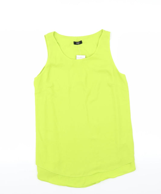 F&F Womens Green   Basic Blouse Size 8