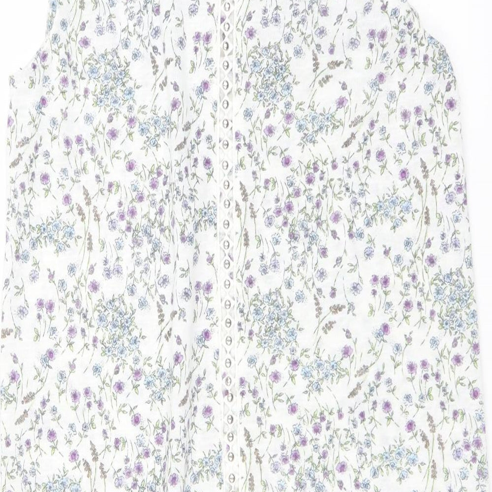 Womens UK Size  NEXT White Basic Blouse