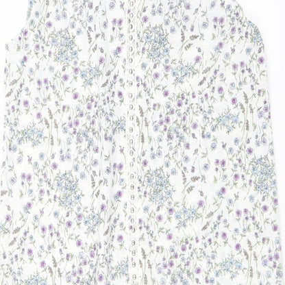 Womens UK Size  NEXT White Basic Blouse